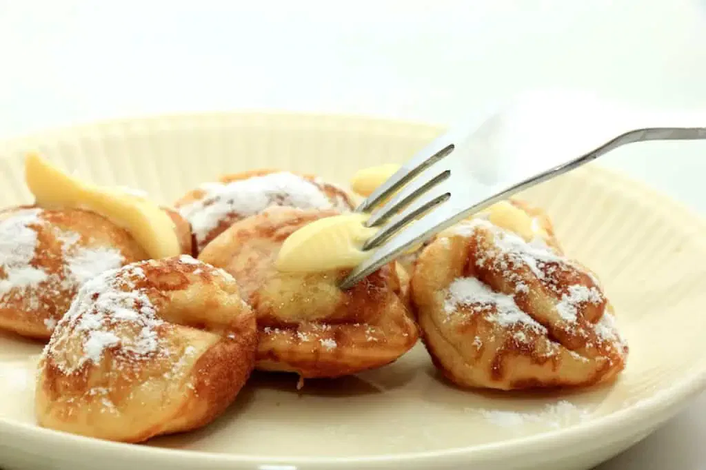 Poffertjes / Dutch mini pancakes